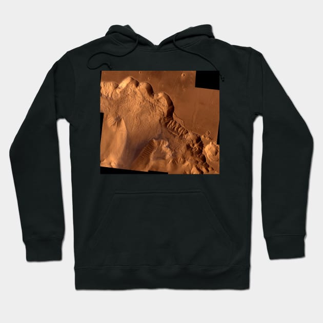 Examination of Mars, NASA's Viking 1 spacecraft, images of Valles Marineris Hoodie by immortalpeaches